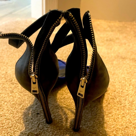 Strapped sandals heels two tone 5.5 - Picture 2 of 3